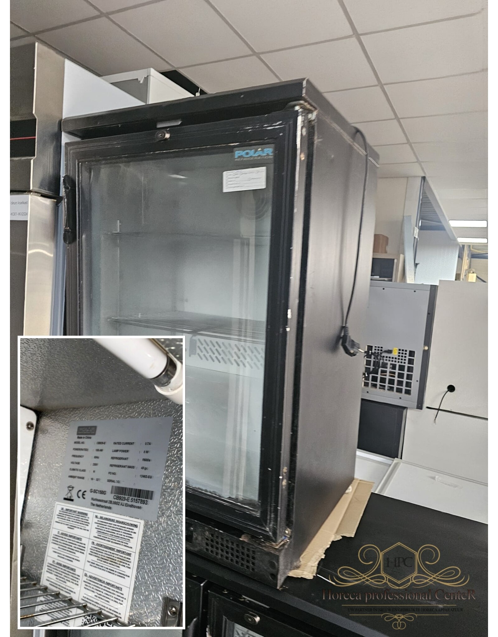 Polar Polar displaykoeler 1-deurs