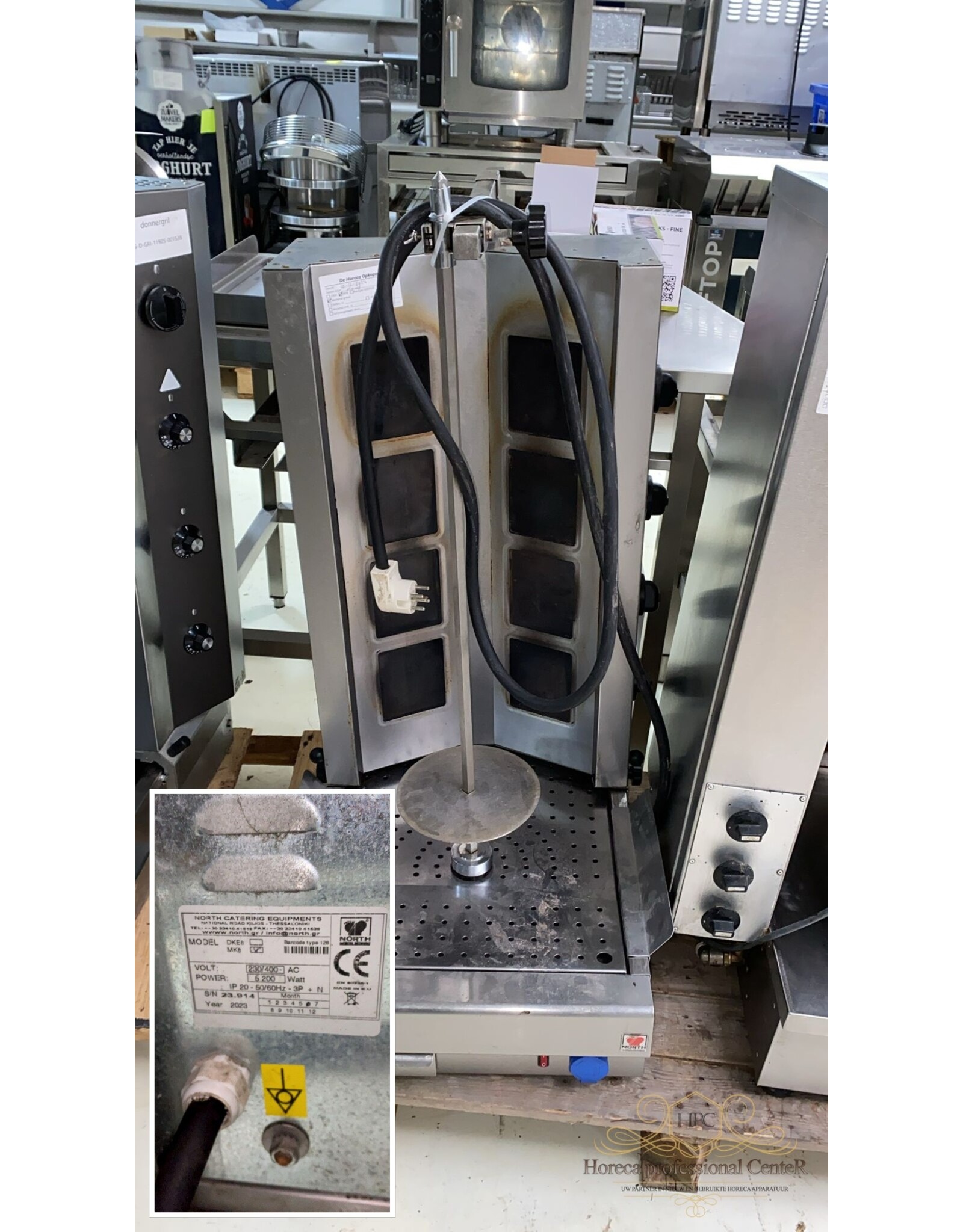 North catering Elektrische döner/shawarma grill