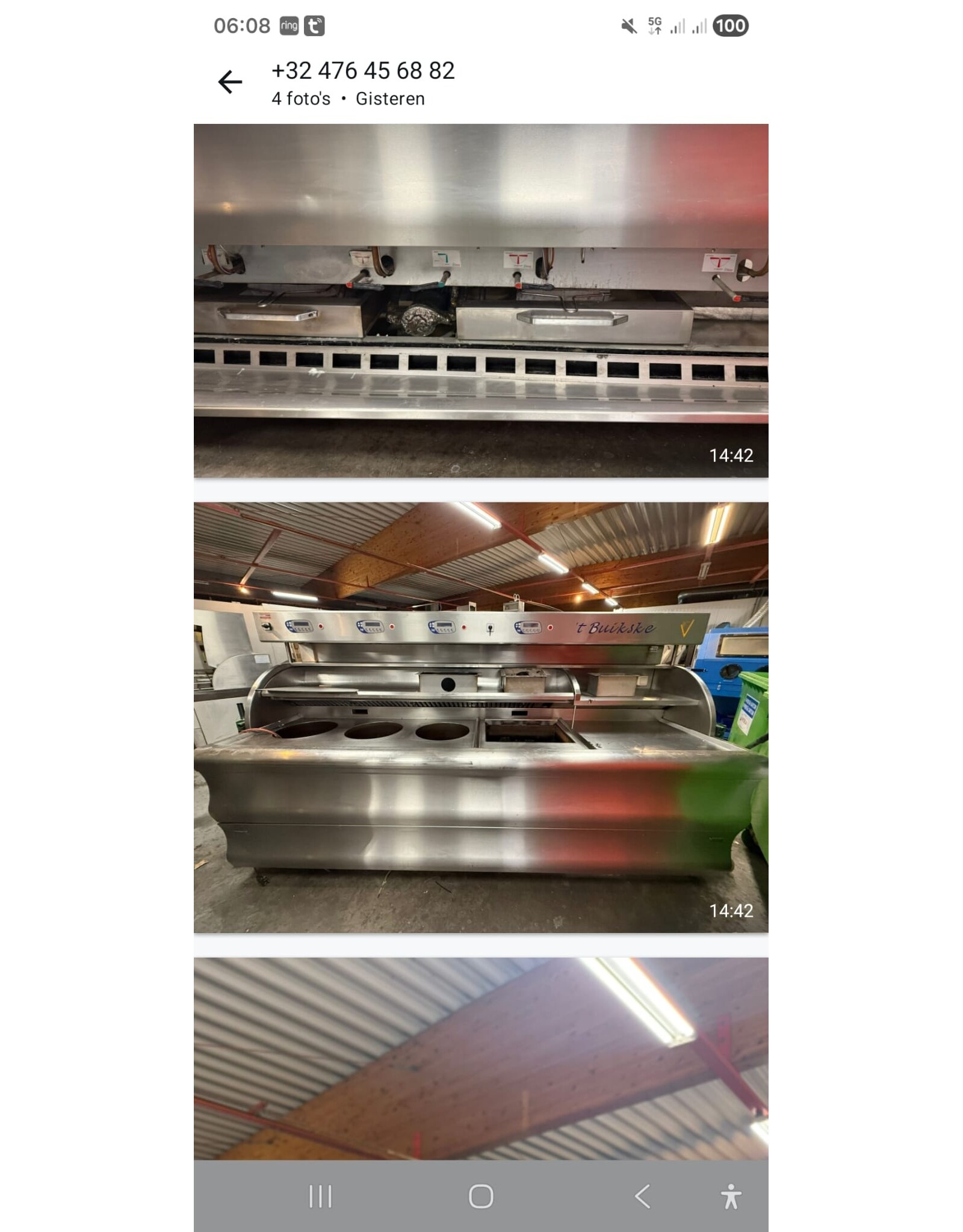 Nog niet gereviseerd - Perfecta bakwand friteuse bakplaat hoog rendement