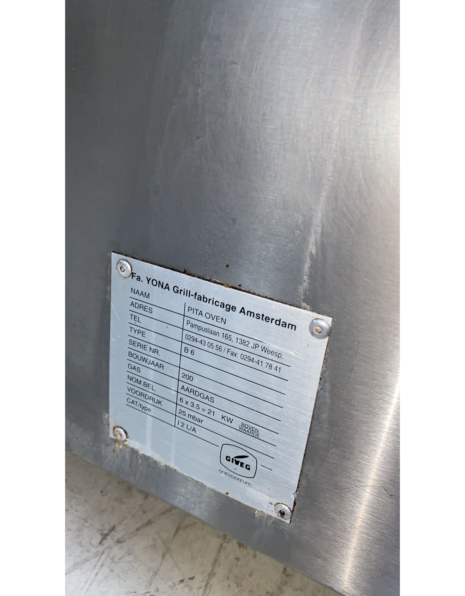 Yona pita oven / grill