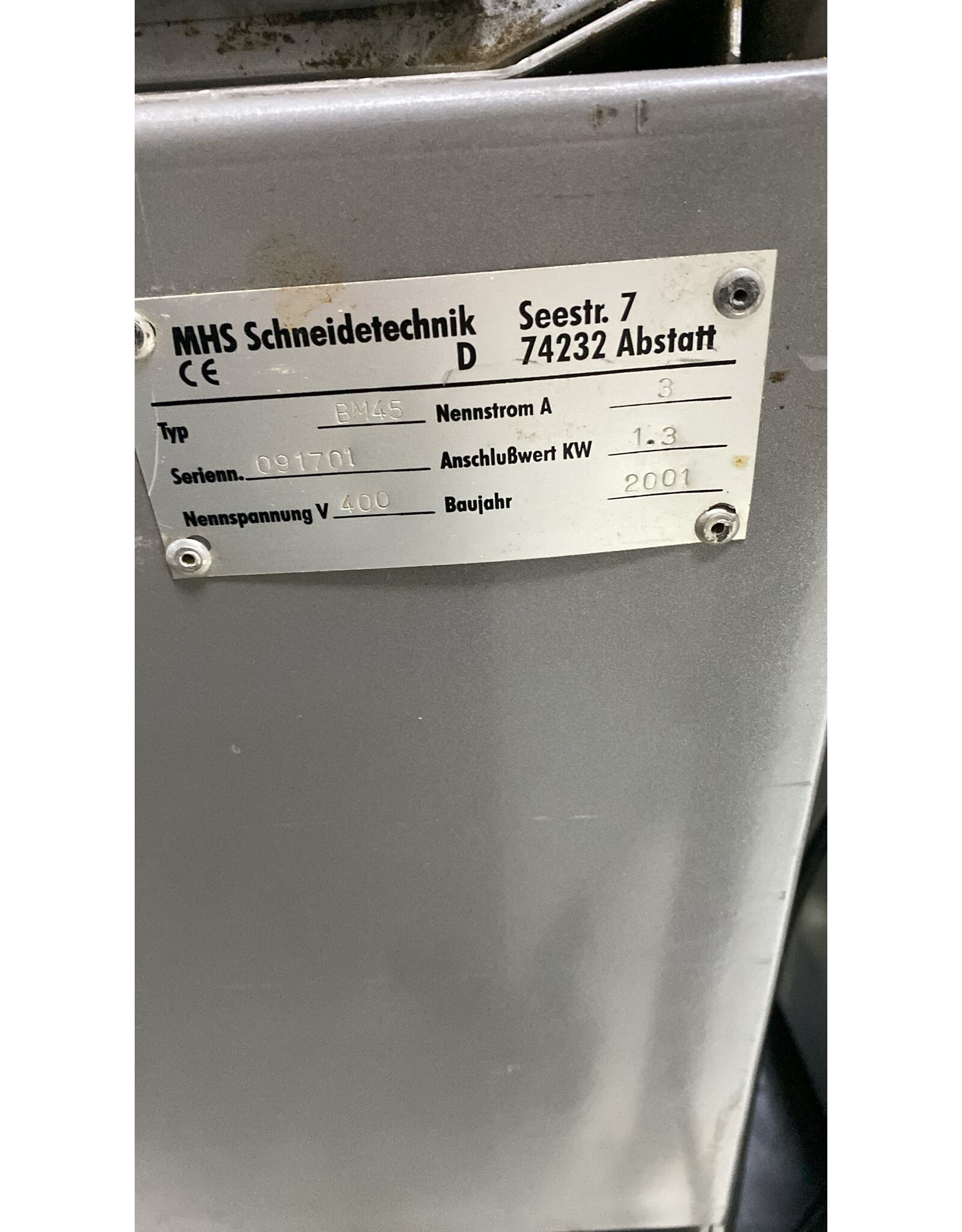 MHS Schneidetechnik broodsnijmachine