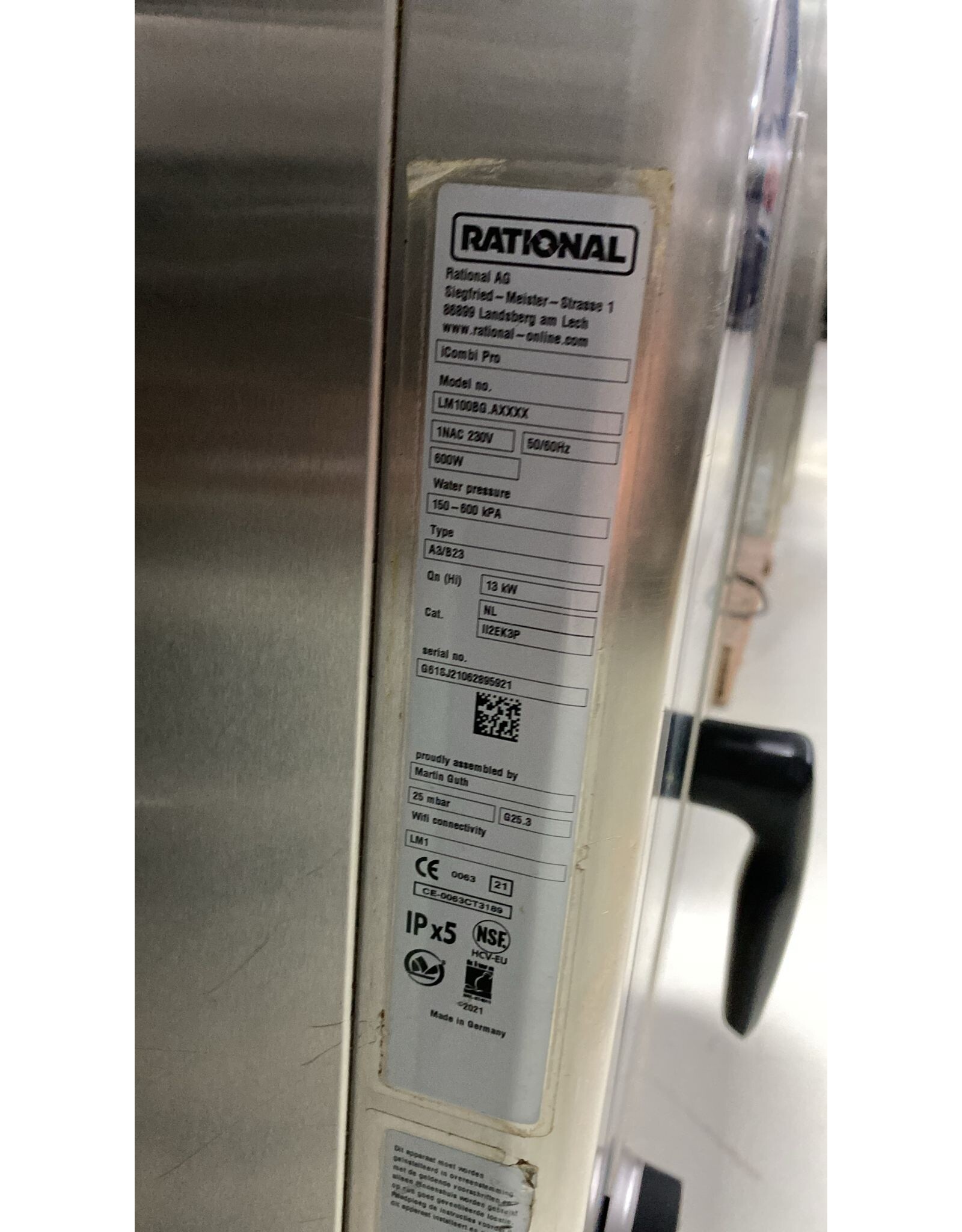 Rational iCombi Pro combisteamer 2021 Rational