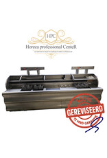 Perfecta hoog rendement bakwand friteuse 2x 2  mands 1x 3 mand en bakplaat