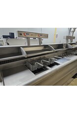 Perfecta hoog rendement bakwand friteuse 2x 2  mands 1x 3 mand en bakplaat