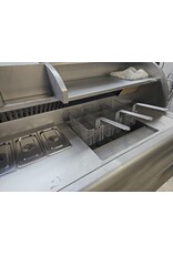 Perfecta hoog rendement bakwand friteuse 2x 2  mands 1x 3 mand en bakplaat