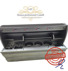 Perfecta bakwand friteuse 3x XXL rond + 2 m snack + scoop + bakplaat