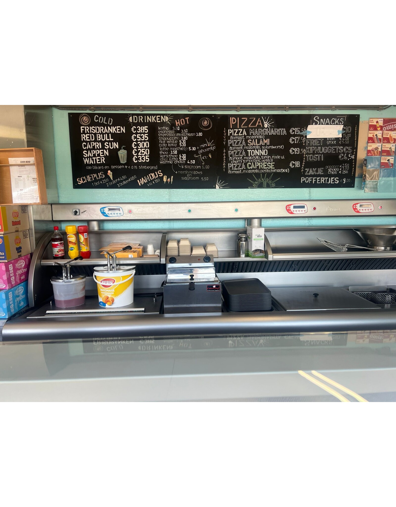 Nog niet gereviseerd - Perfecta Vis en friet bakwand friteuse HR Grillplaat+vetfilter