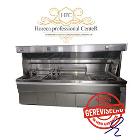 Kiremko volledig gereviseerde  Elektrische friteuse bakwand 400V