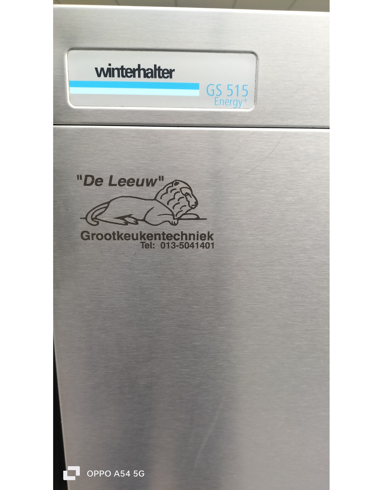 Winterhalter GS 515 Energy Winterhalter GS 515  doorschuifvaatwasmachine