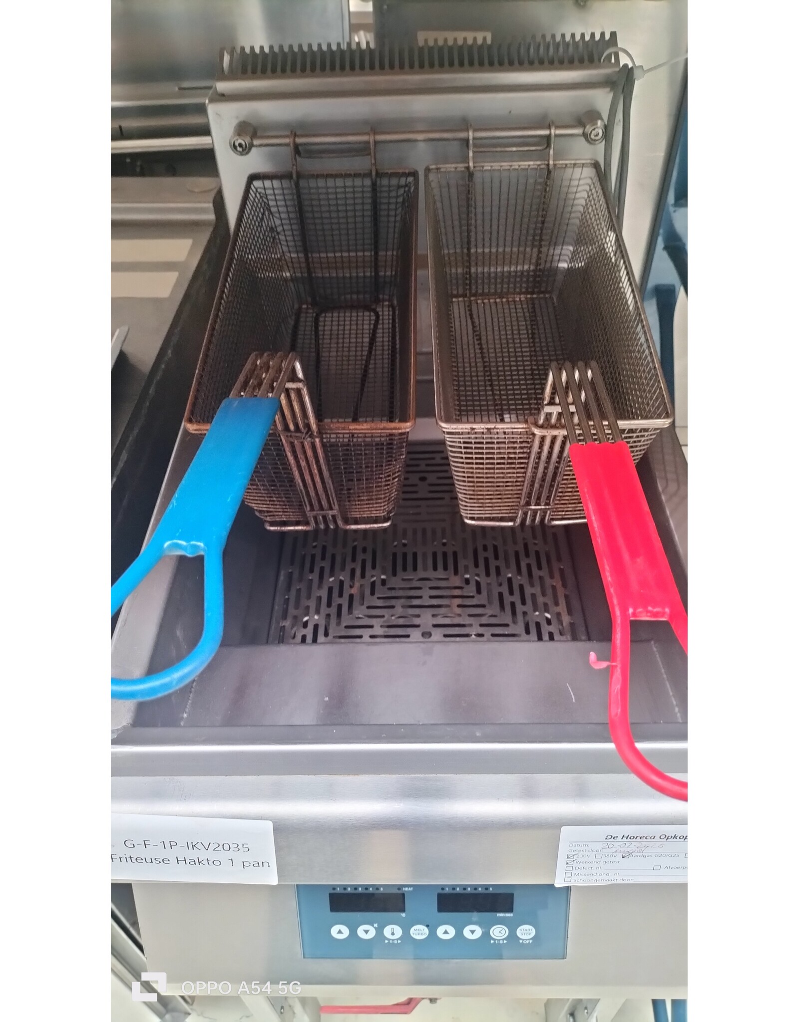 Hakto Friteuse Frylogic Hoogrendement Aardgas - ZEER KRACHTIG!