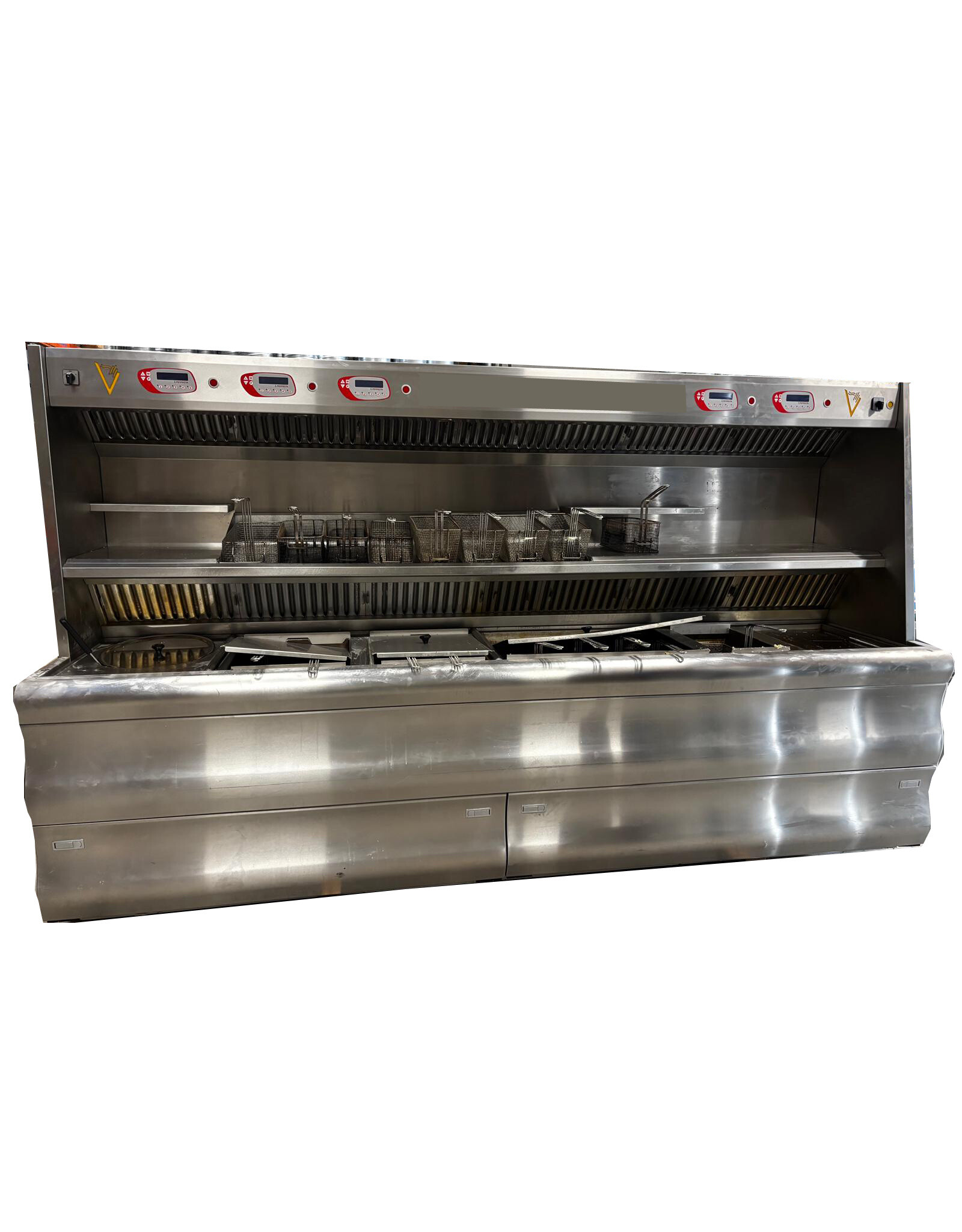 Nog niet gereviseerd - Perfecta HR  bakwand friteuse 1xR en 9 manden