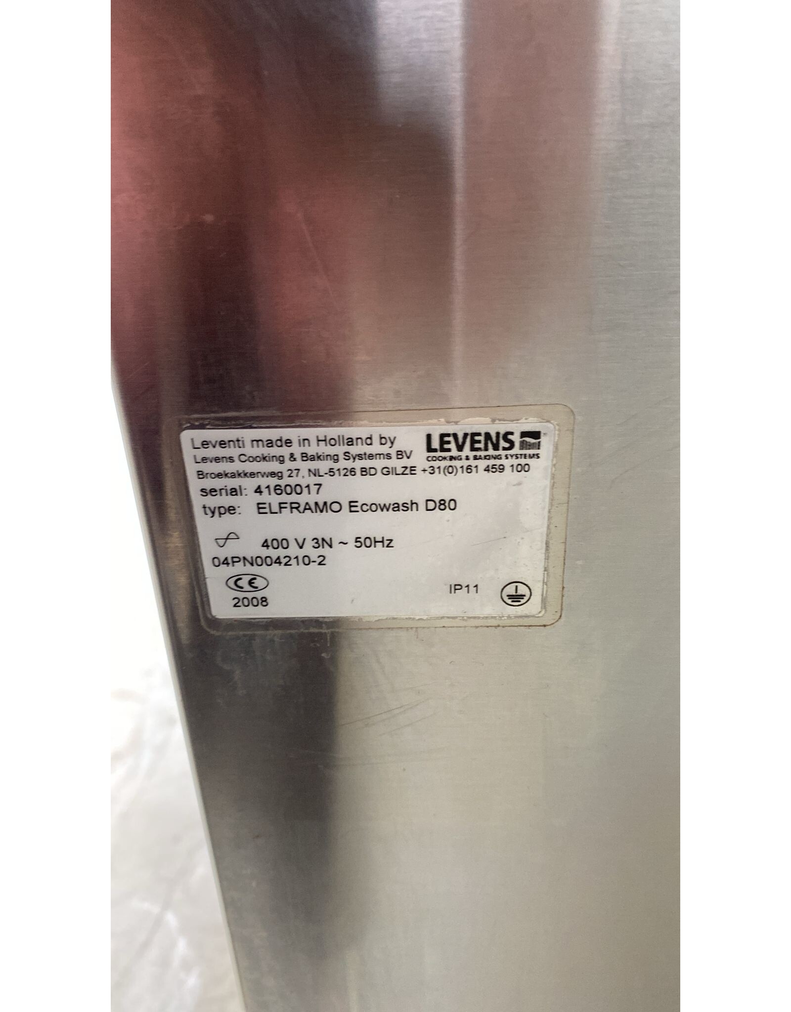 Leventi Ecowash D80 Doorschuifvaatwasser