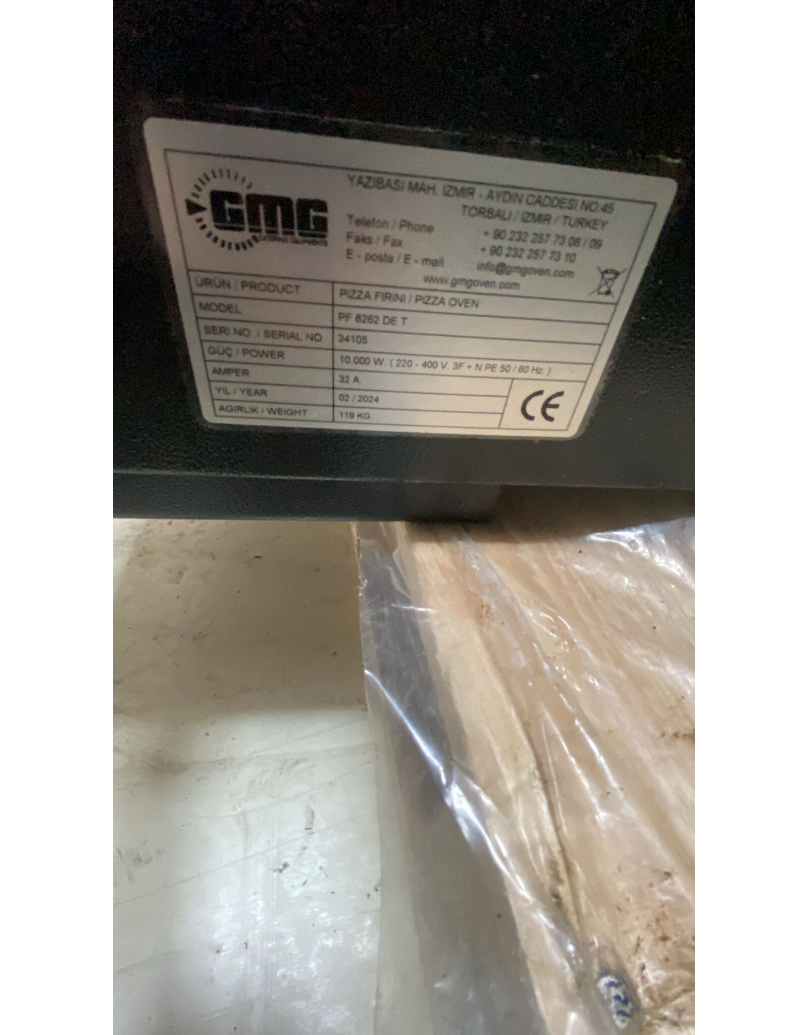 gmg pizza Dubbele Deck Oven