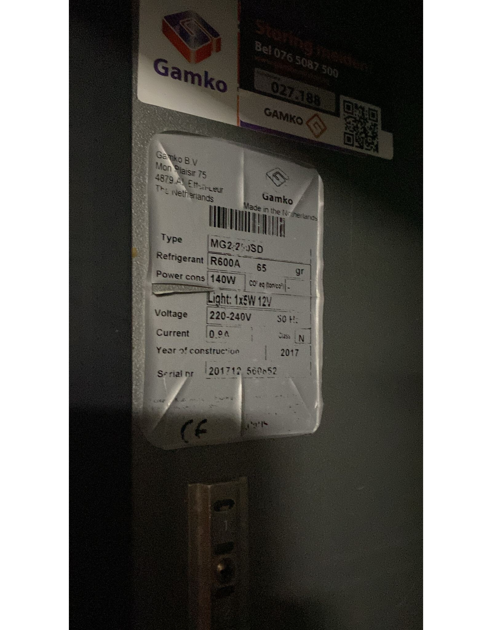 Gamko Gamko 2-deurs barkoeling