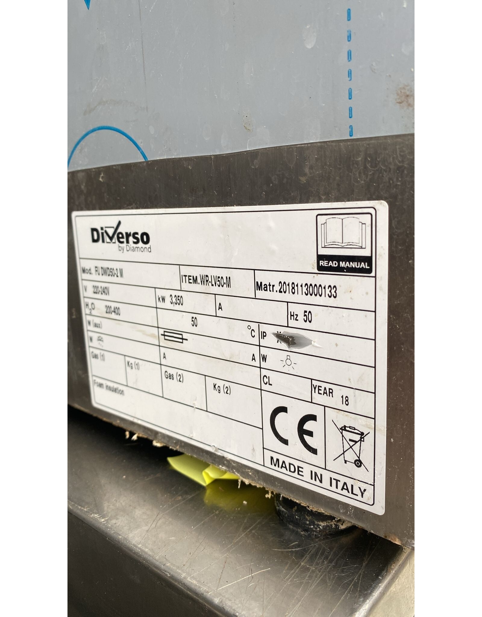 Diverso by Diamond (Diamond) Horeca Vaatwasser