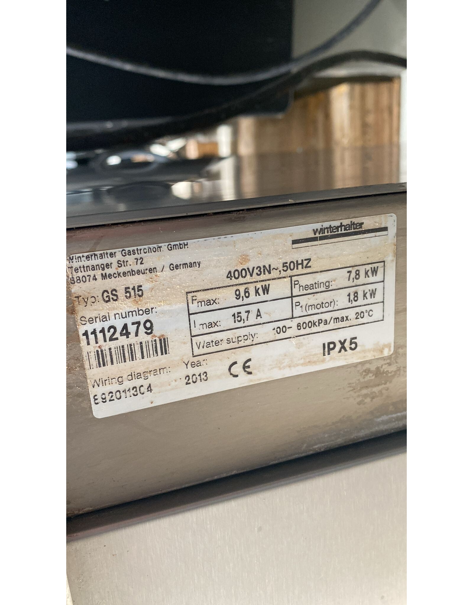 Winterhalter Horeca Vaatwasser