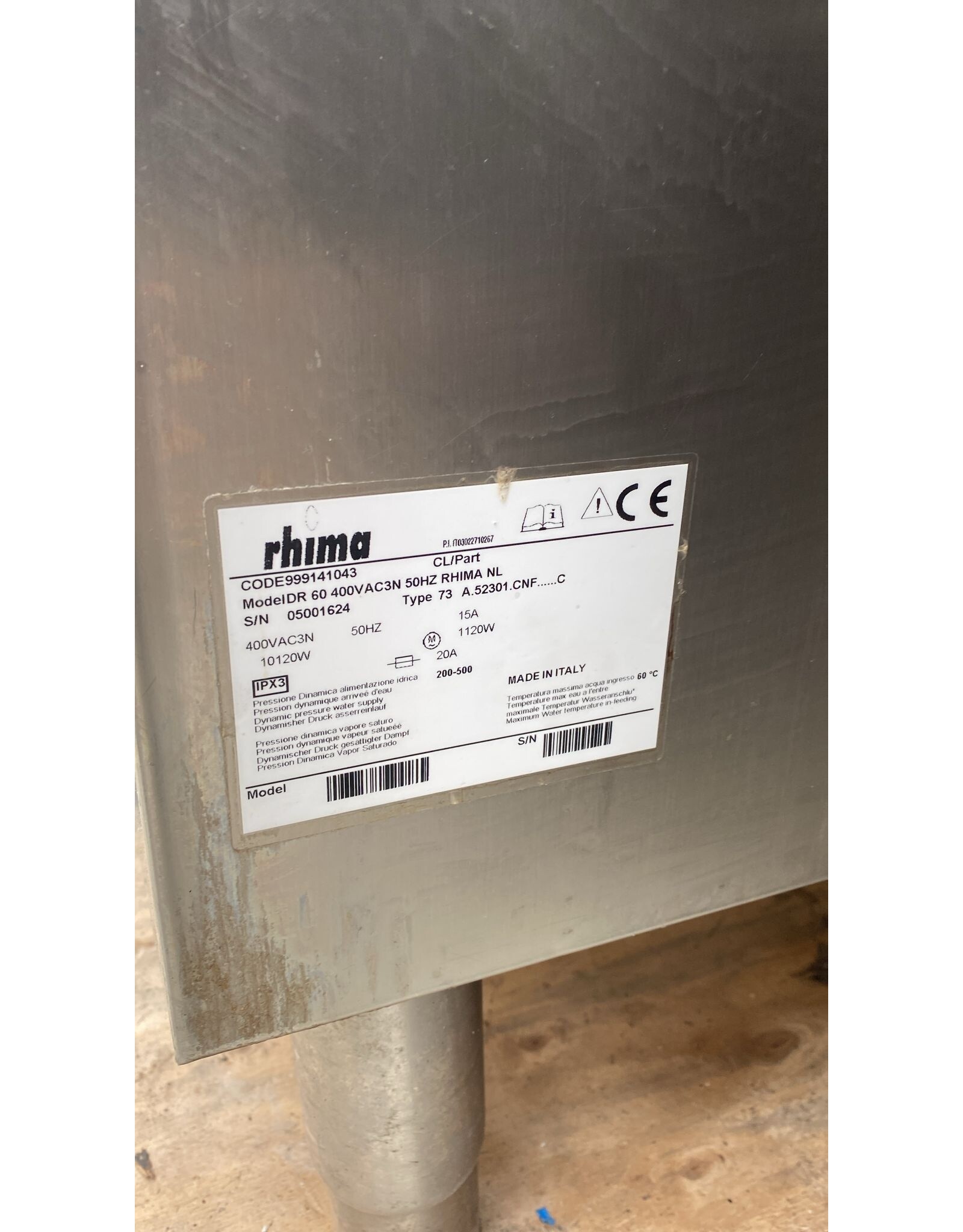 Rhima DR 60 Horeca Vaatwasser