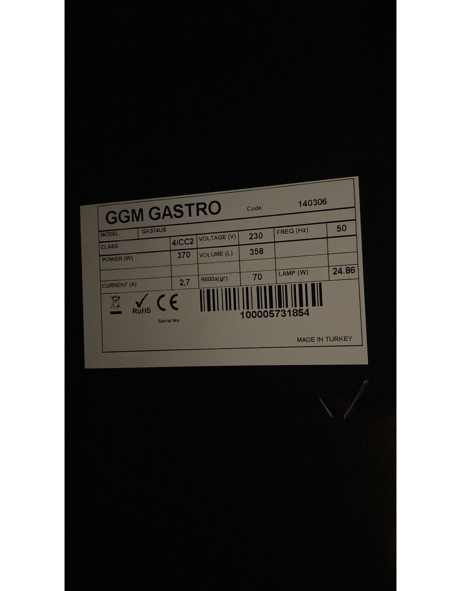 GGM Gastro GGM Gastro Display Koelkast 230V