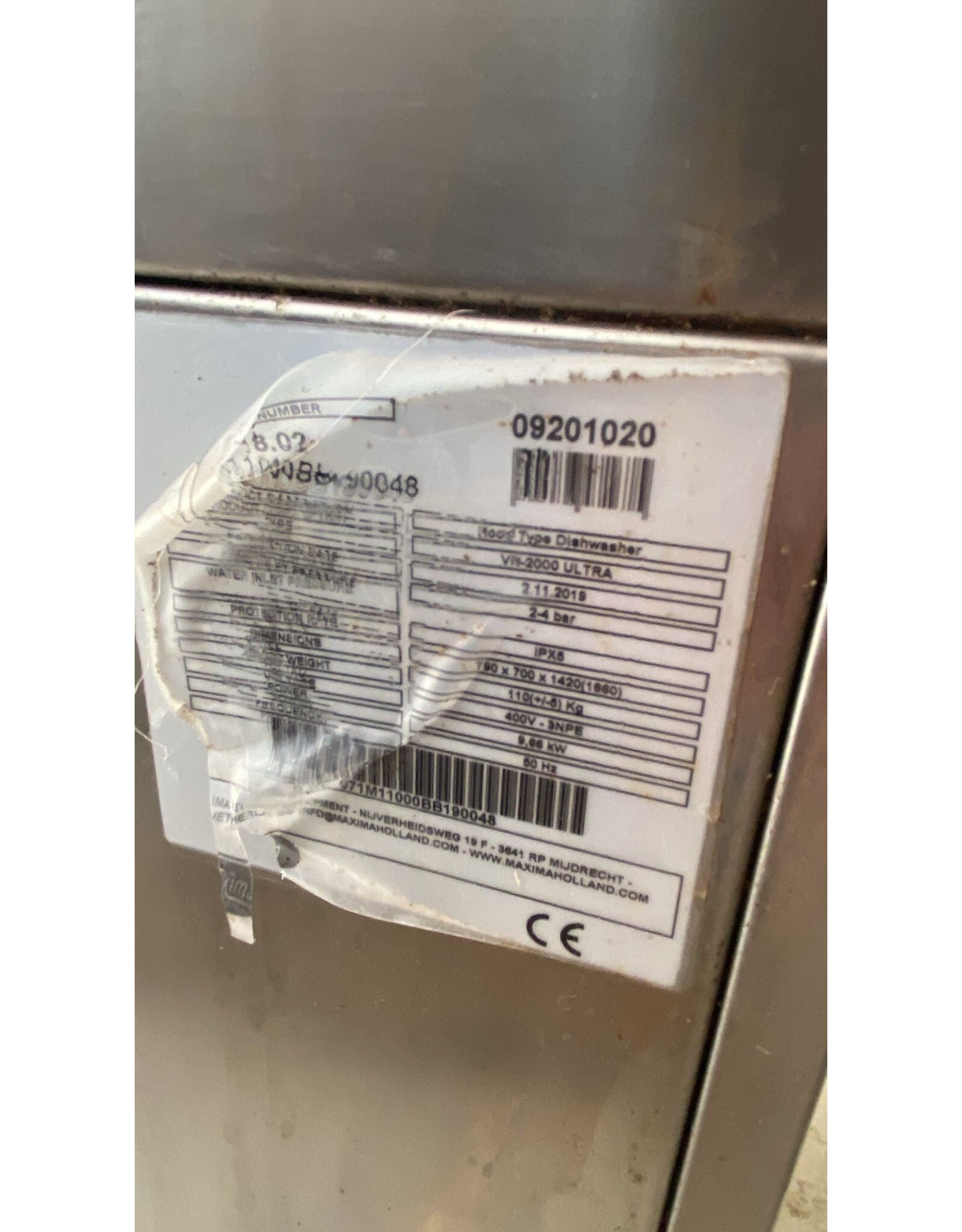 Maxima Maxima VH-2000 Ultra Doorschuifvaatwasser