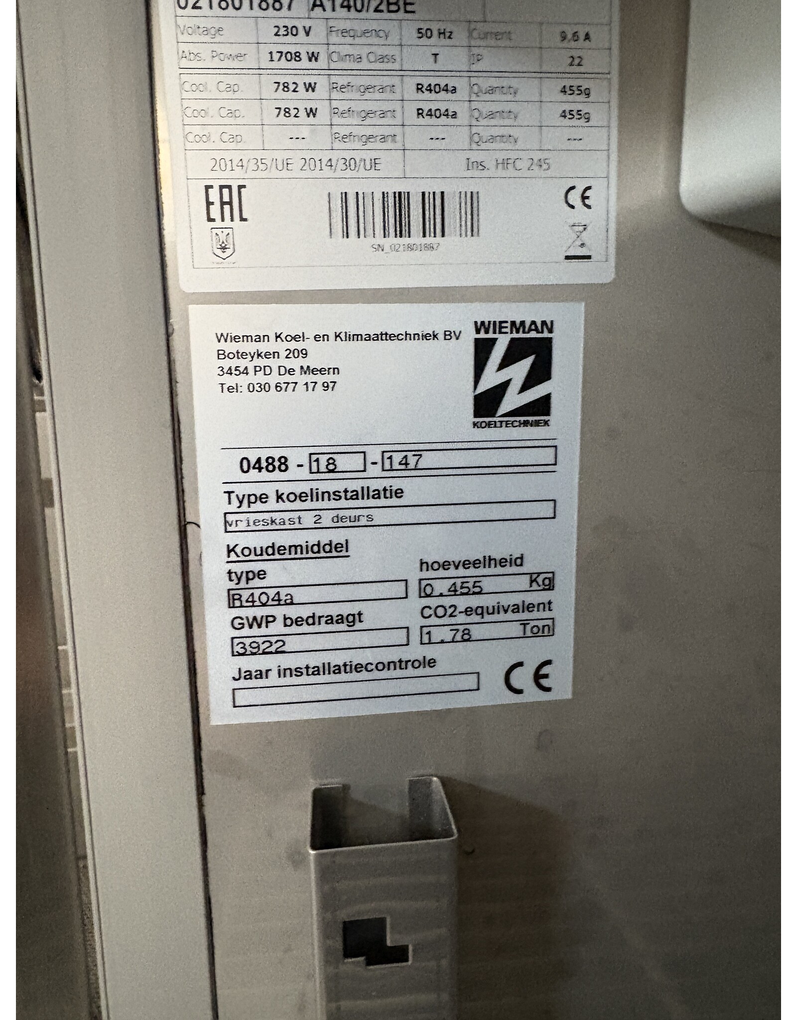 coldline Coldline A1402BE smart 1400 Gefrierschrank