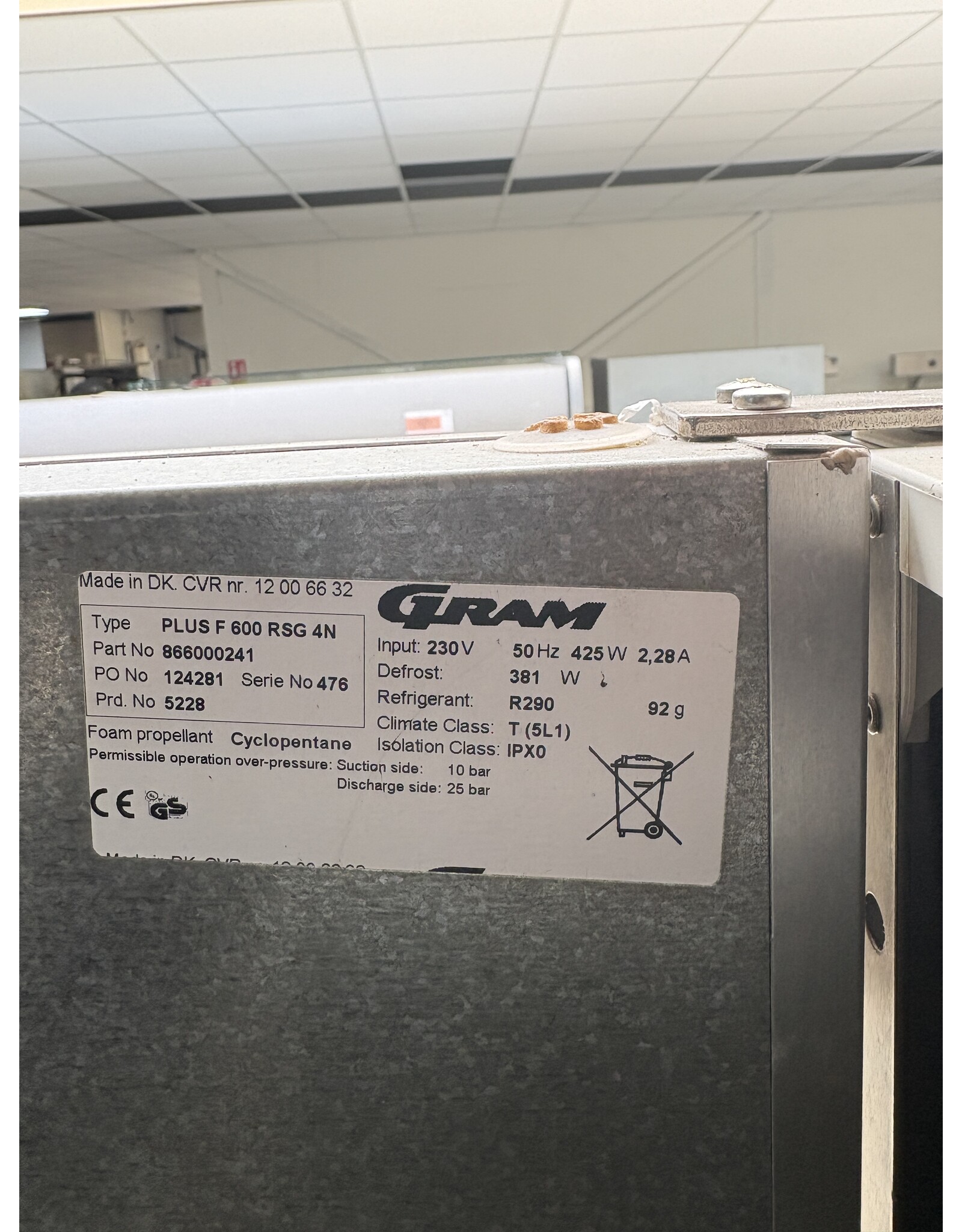 Gram Gram Plus F 600 RSG 4N Gefrierschrank