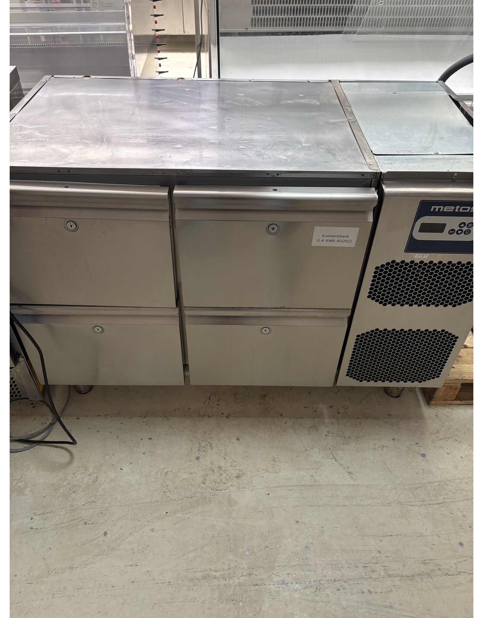 Metos Metos RVS koelwerkbank