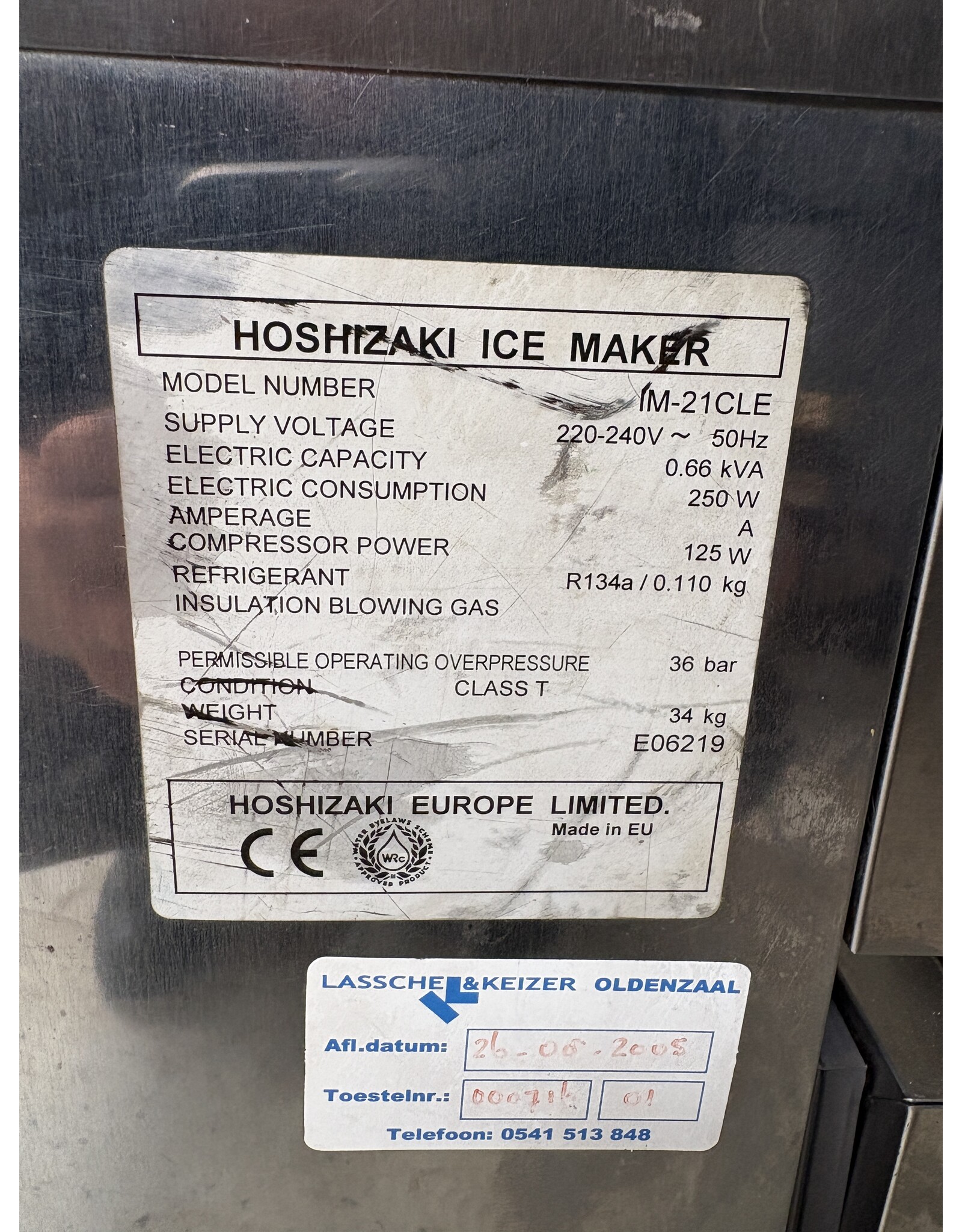 Hoshizaki Eiswürfelmaschine Hoshizaki