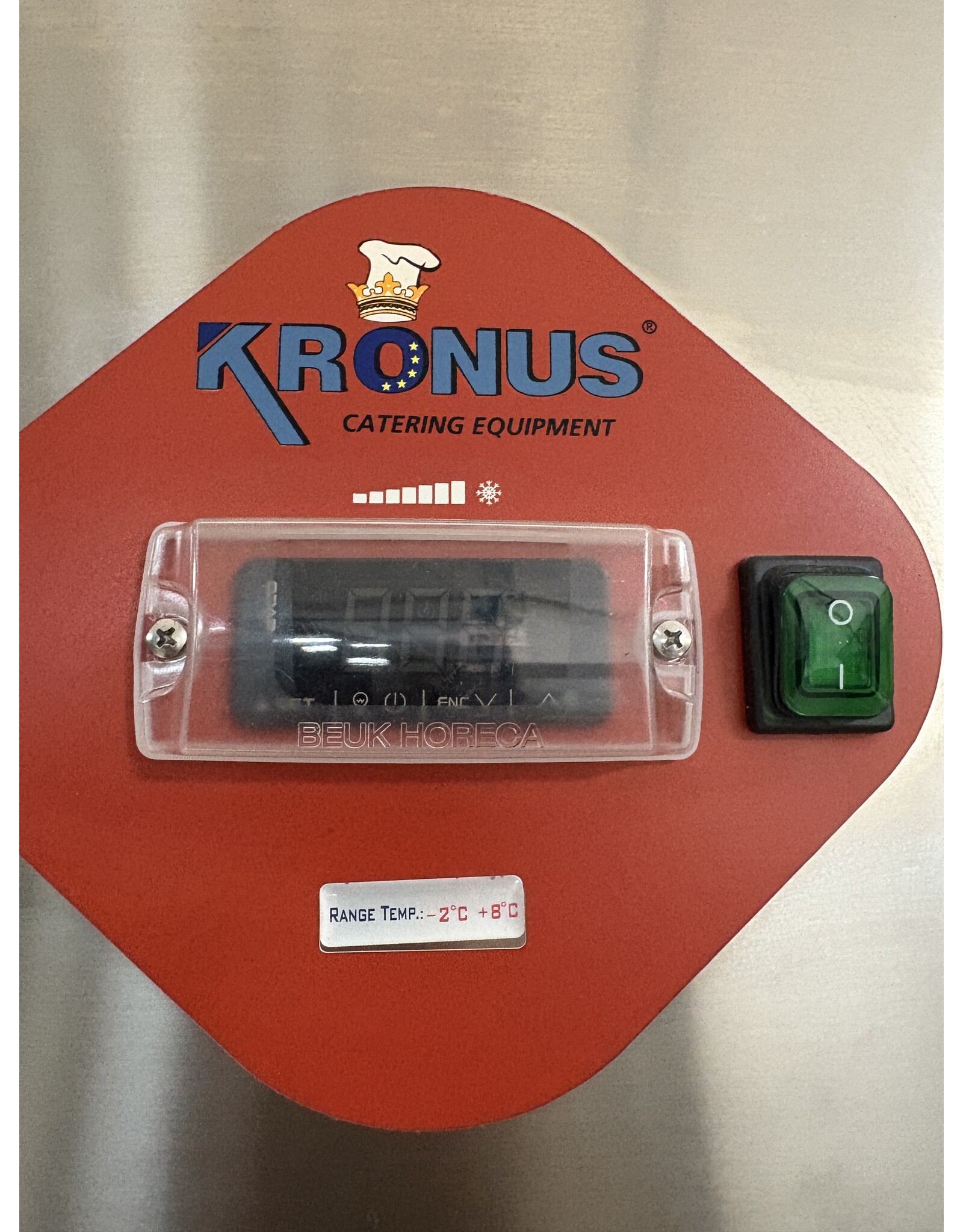 Kronus Kronus PEM7IBK Professioneller Edelstahl-Gewerbekühlschrank