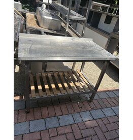 RVS tafel 120x65x94cm  (B x D x H)