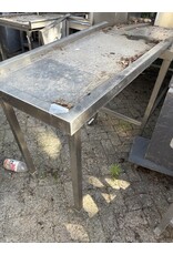 Abtropftisch aus Edelstahl, 120 x 60 x 95 cm (B x T x H), gereinigt bei Lieferung