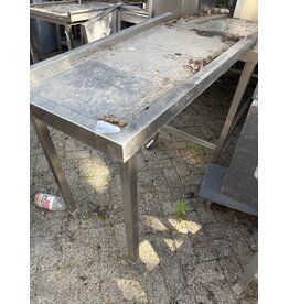 Abtropftisch aus Edelstahl, 120 x 60 x 95 cm (B x T x H), gereinigt bei Lieferung