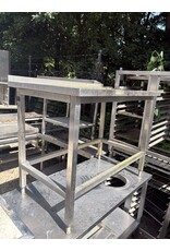 RVS Werktafel 117 x 72 x 94cm (B x D x H) Wordt schoongemaakt voor levering