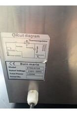 Bain Marie Bain-marie Warmhoudbak met Aftapkraan Let op: Zonder binnenbak