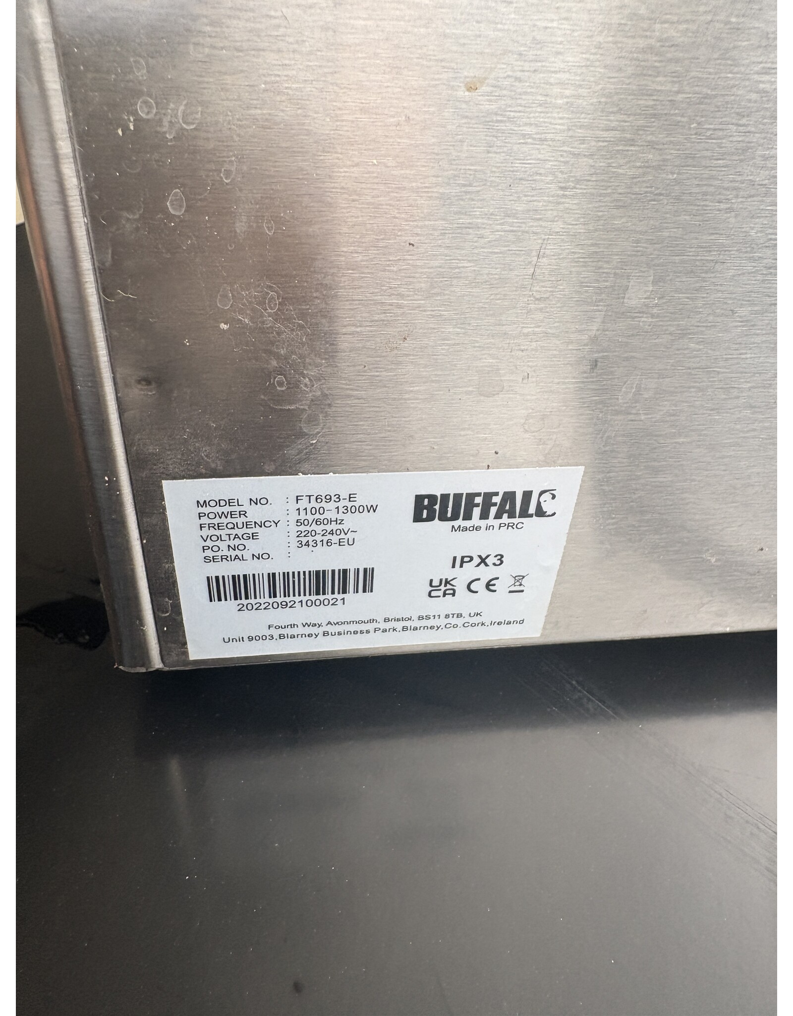 Buffalo Buffalo Warmhoudbak Let op: Zonder binnenbak en deksel.