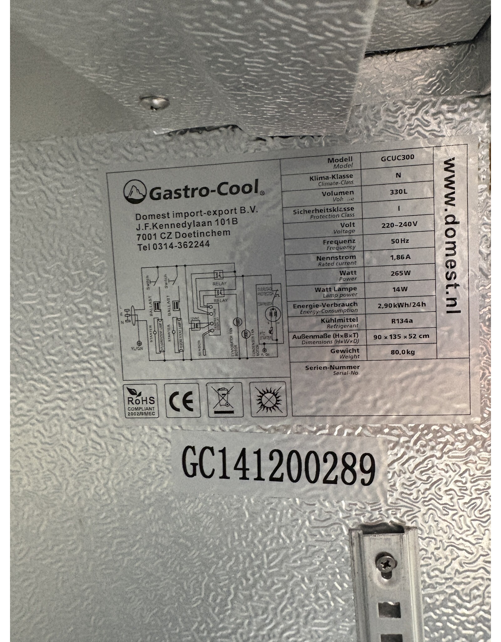Gastro Cool BARKOELING Gastrocool 3 Deurs