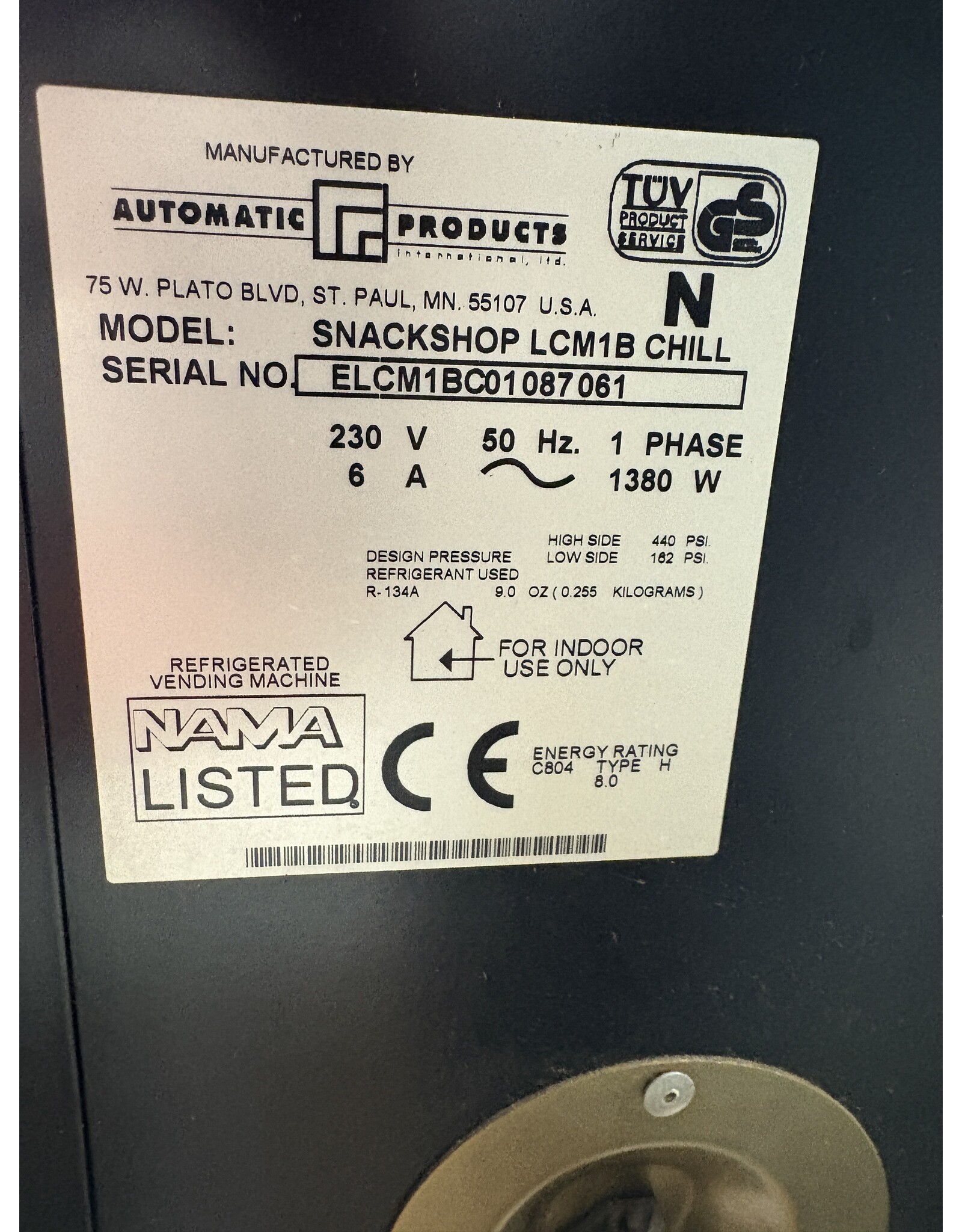 automatic products Vending Machine Let op: Geen Slot!