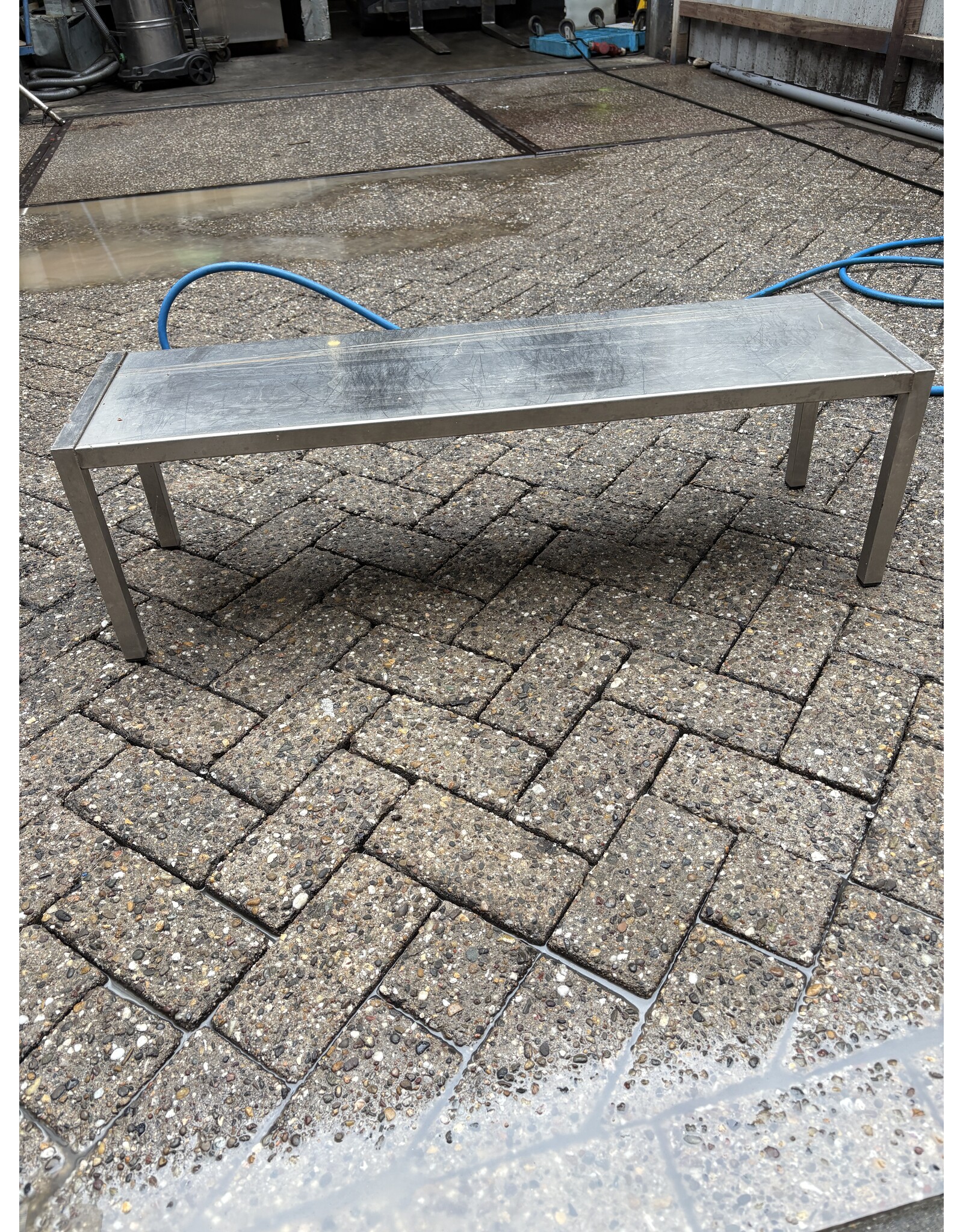 Edelstahl-Regal 100x30x30cm (B x T x H) Vor Auslieferung gereinigt