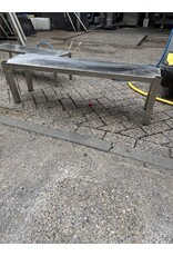 Etagenständer aus Edelstahl, 120 x 30 x 36 cm (B x T x H), vor Auslieferung gereinigt