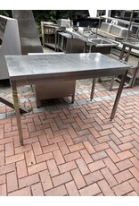 RVS WerkTafel 140 x 70 x 89cm (B x D x H) Wordt Schoongemaakt Voor Levering