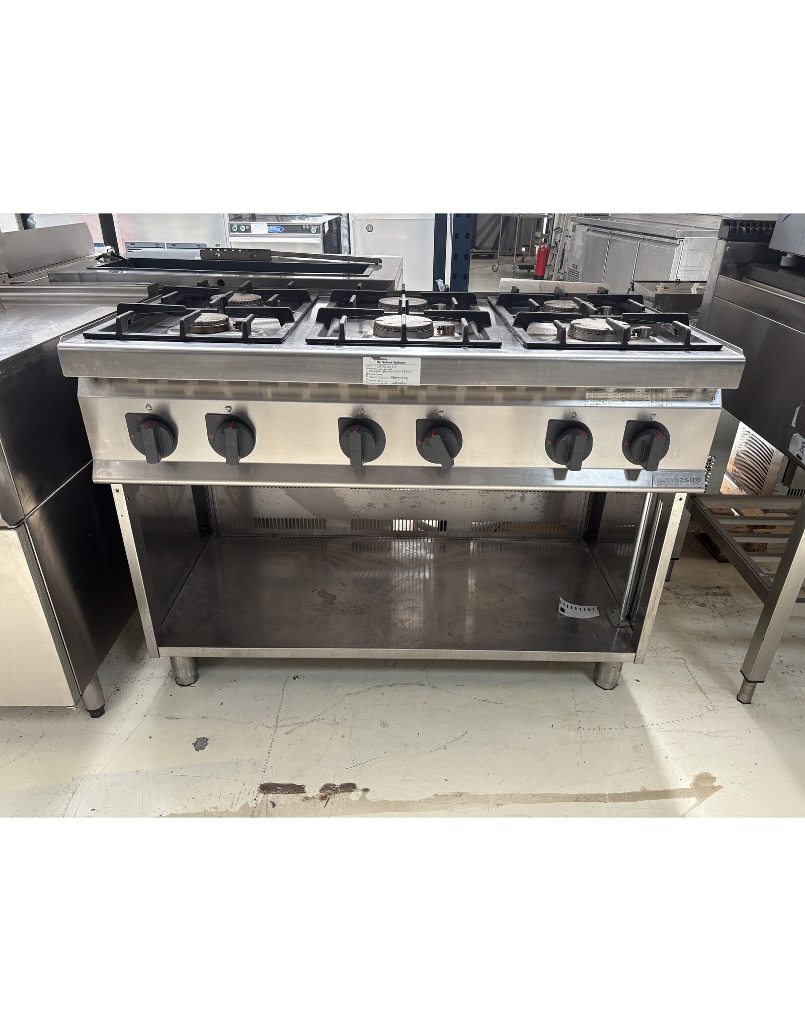 ggm gastro GGM Gastro Gasherd mit 6 Brennern