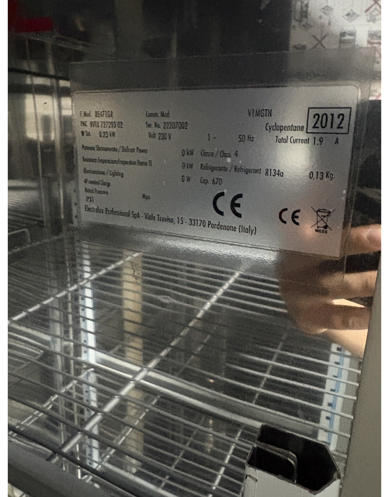 Electrolux Electrolux Koelkast Glazen Deur