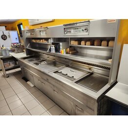 Nog niet gereviseerd - Florigo HR bakwand friteuse 7 manden Bkpl