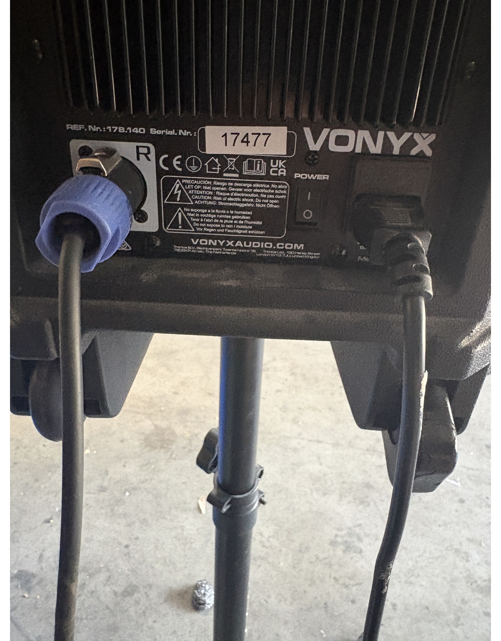 vonyx Vonyx VSA120S, geluidsinstallatie met Bluetooth en stands