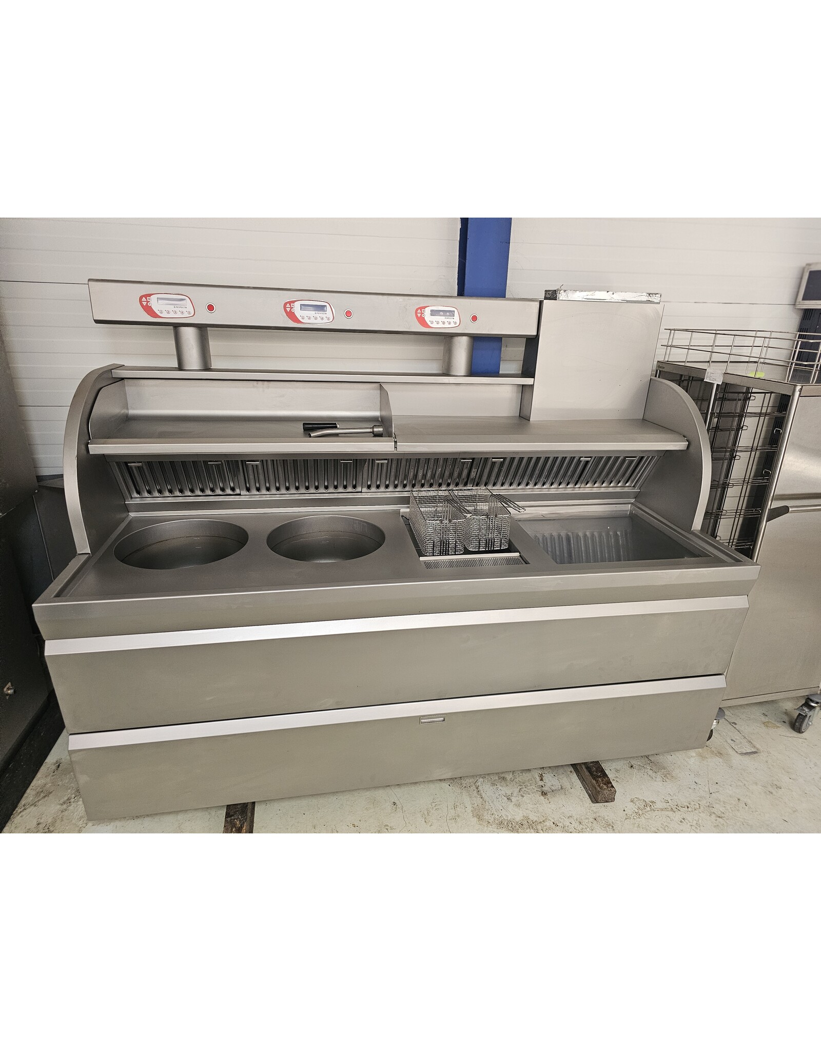 Perfecta Perfecta bakwand friteuse 2x XXL R, 2 mands en bakplaat