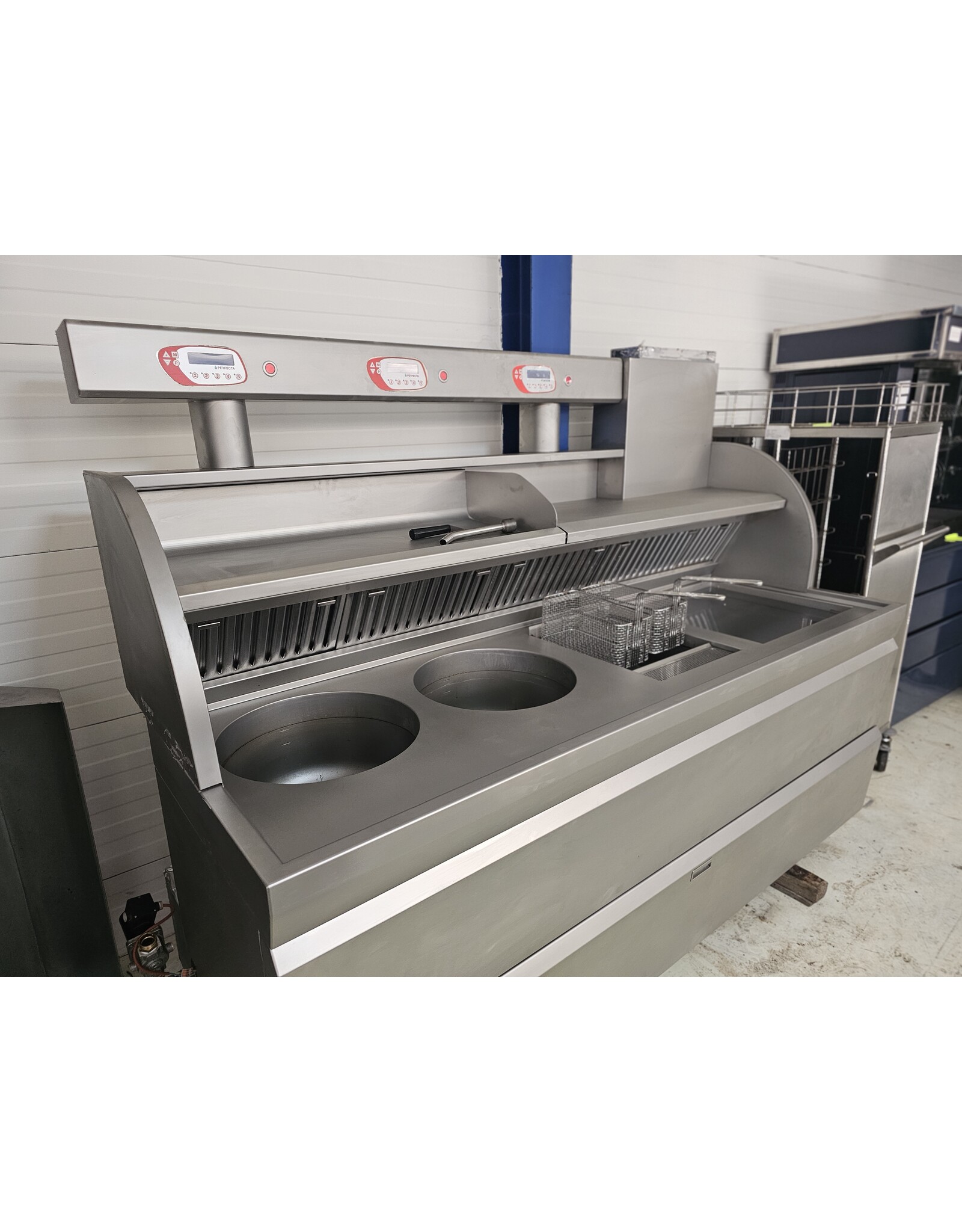 Perfecta Perfecta bakwand friteuse 2x XXL R, 2 mands en bakplaat