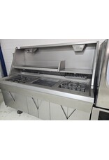 Hegro Hoogrendement 2 pans bakwand friteuse met bakplaat
