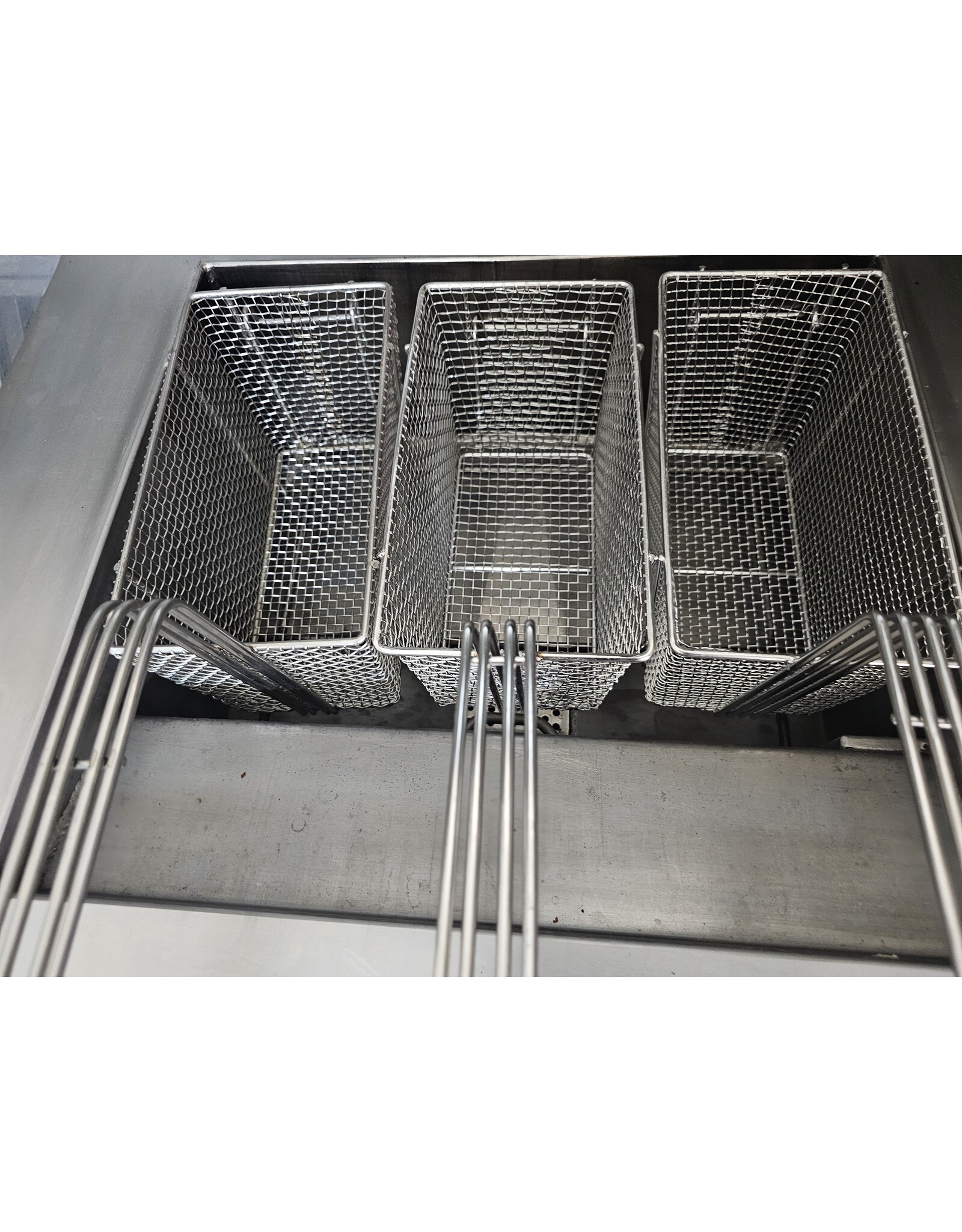 Hegro Hoogrendement 2 pans bakwand friteuse met bakplaat
