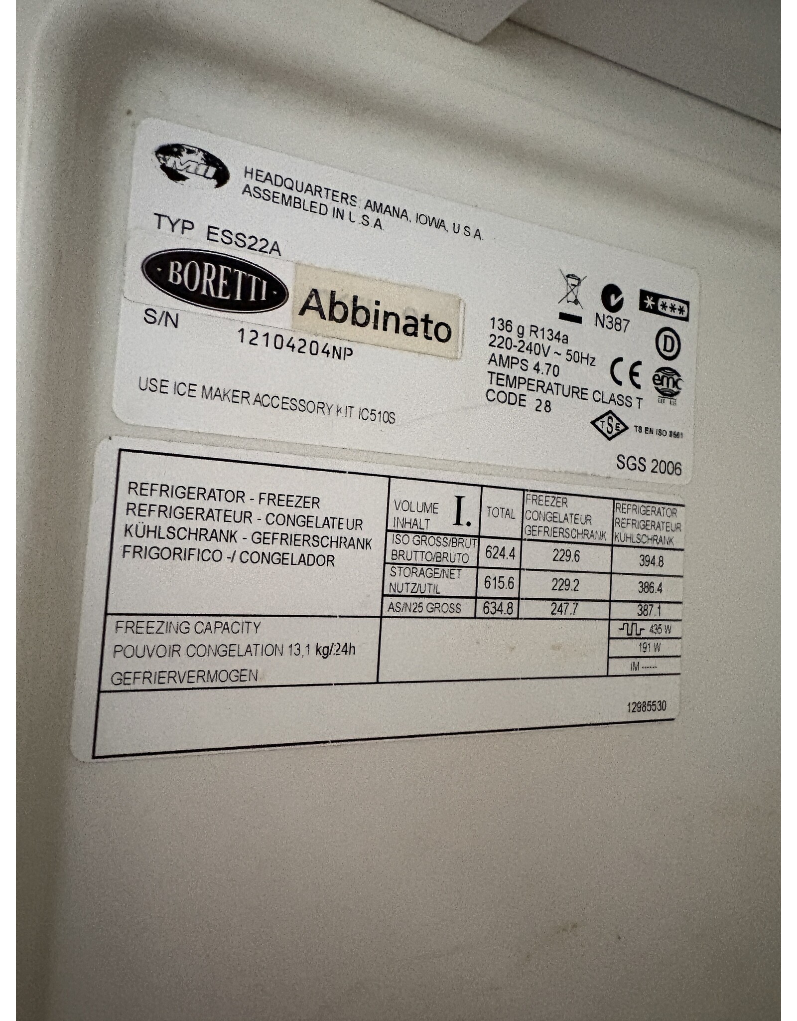 boretti Boretti ESS22A Kühlschrank