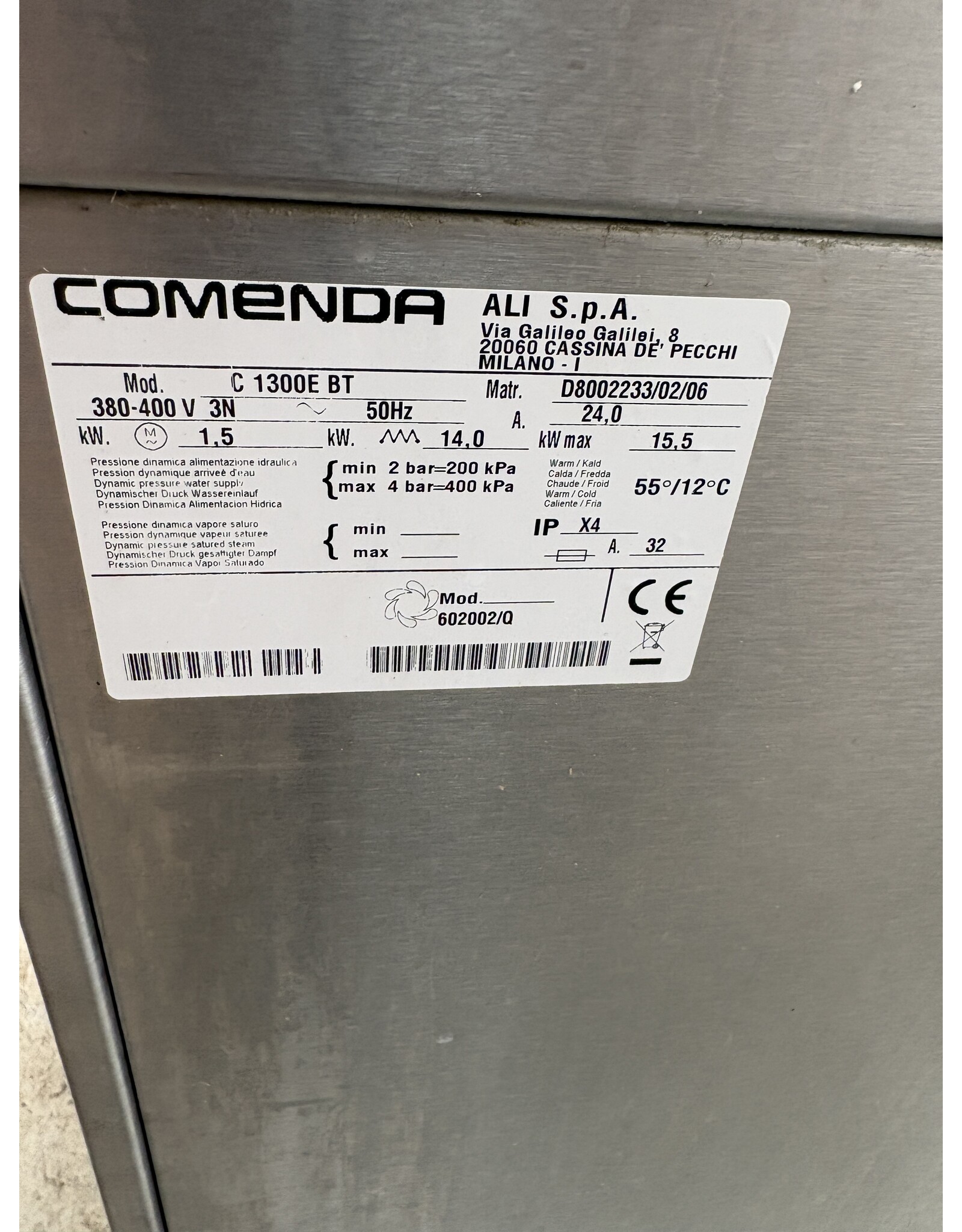 Comenda Comenda C 1300 E BT Professional Durchschubgeschirrspüler
