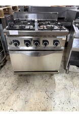 Bertos Bertos G7F4E+FG1 Gasherd mit Backofen